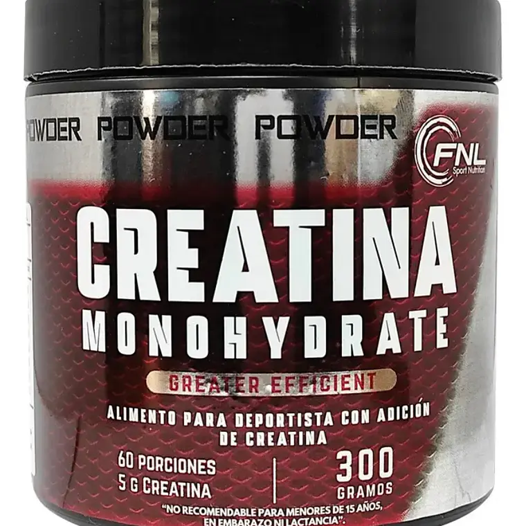 Creatina Monohidrato 300 Grs (60 servicios) NFL 1