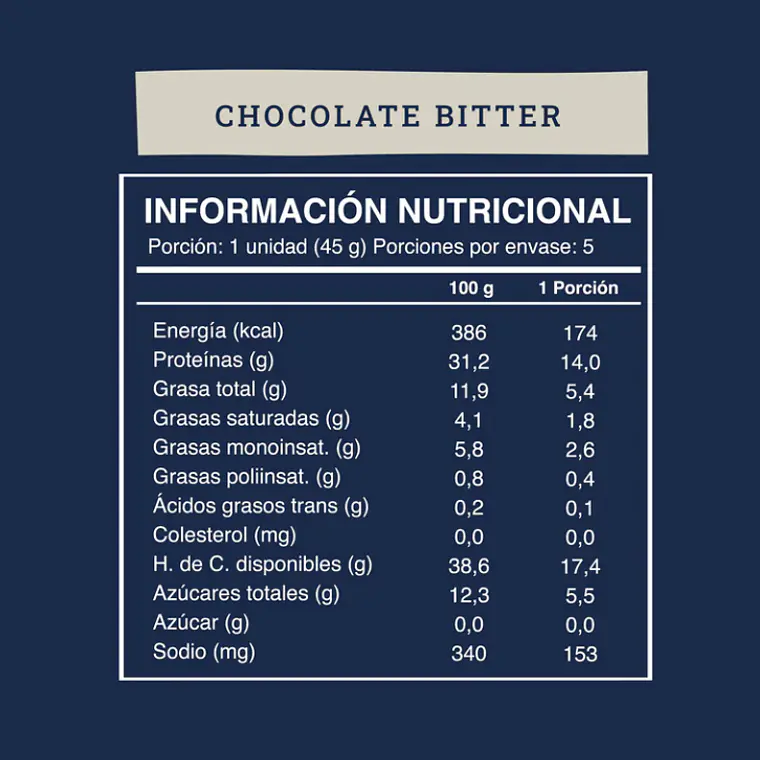 Barra de Proteína Chocolate Bitter Wild Foods 2