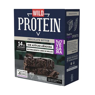 Barras de Proteína Chocolate Bitter 5 unidades Wild Foods