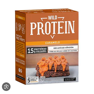 Barras de Proteína Caramelo 5 unidades Wild Foods