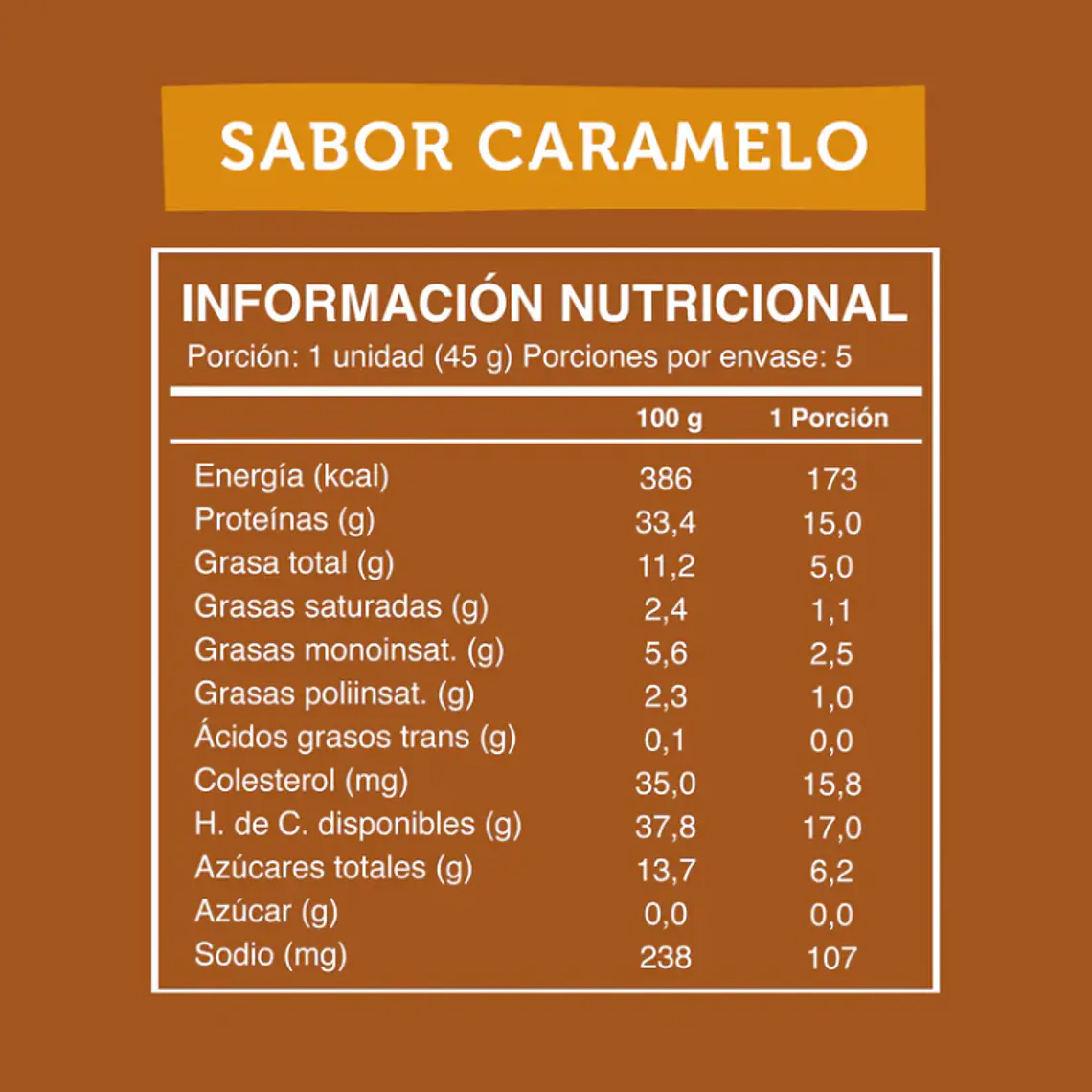 Barras de Proteína Caramelo 5 unidades Wild Foods 2
