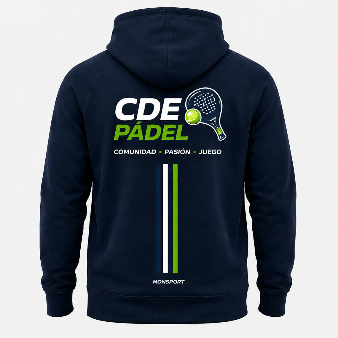 Polerón Urban Unisex – CDE Pádel | Azul 2