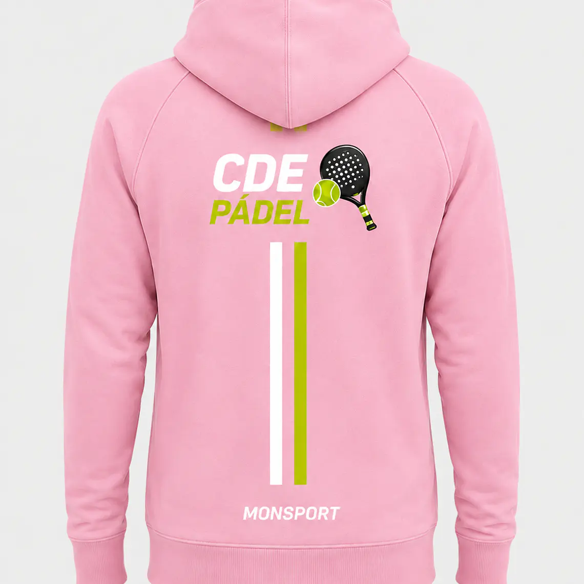 Polerón Urban Unisex – CDE Pádel | Rosado 2
