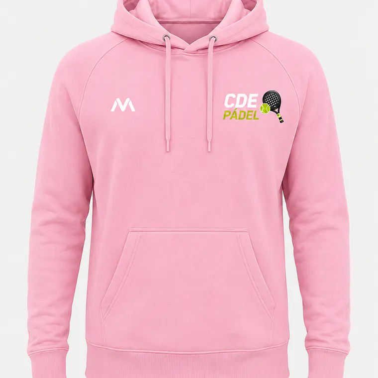 Polerón Urban Unisex – CDE Pádel | Rosado 1
