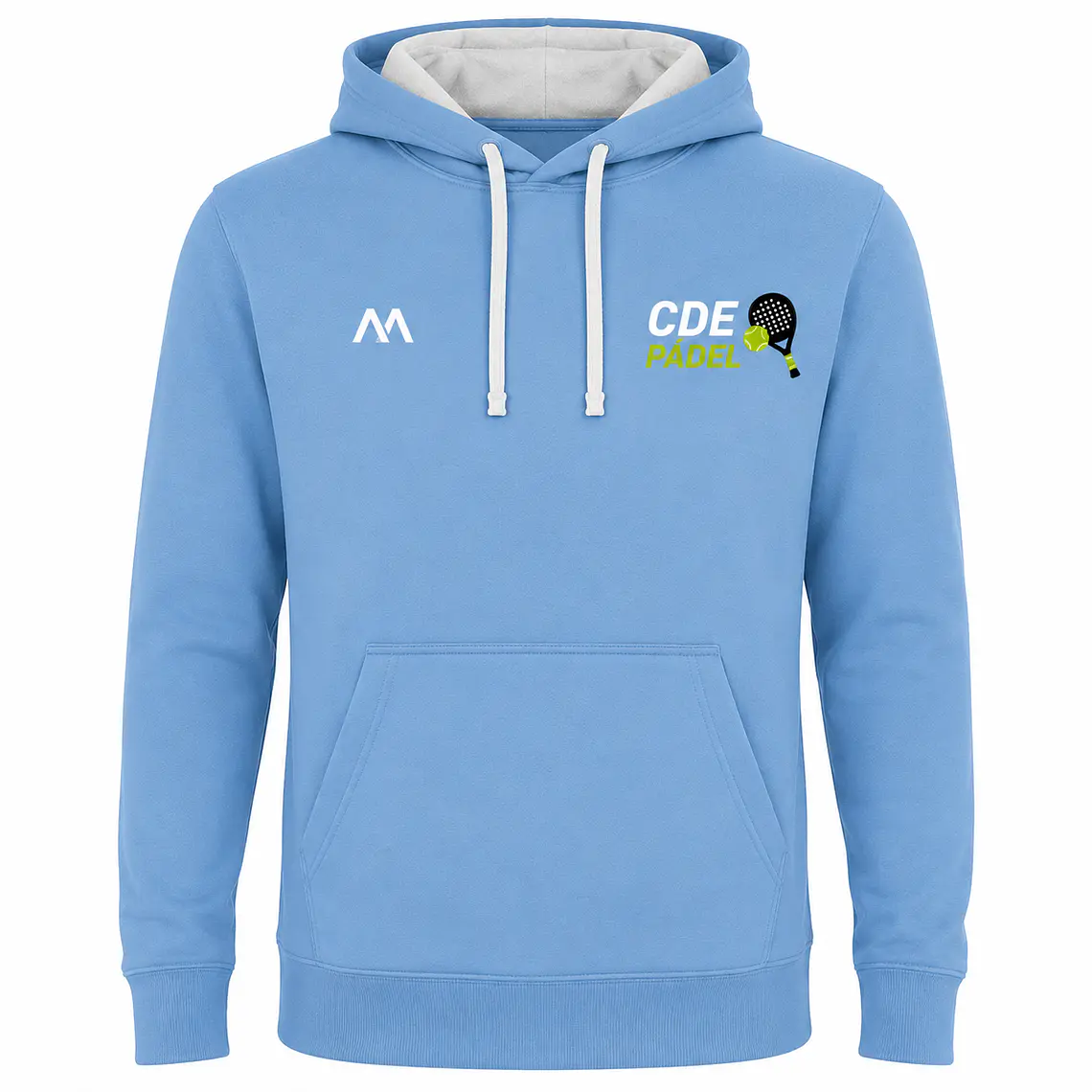 Polerón Urban Unisex – CDE Pádel | Celeste 1