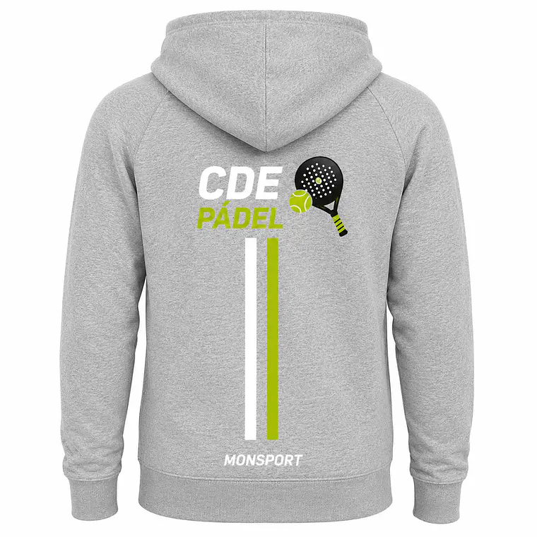 Polerón Urban Unisex – CDE Pádel | Gris 2