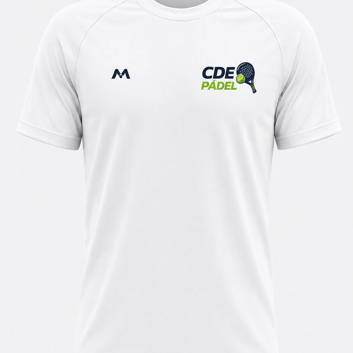 Polera Performance Hombre – CDE Pádel | Blanca 1