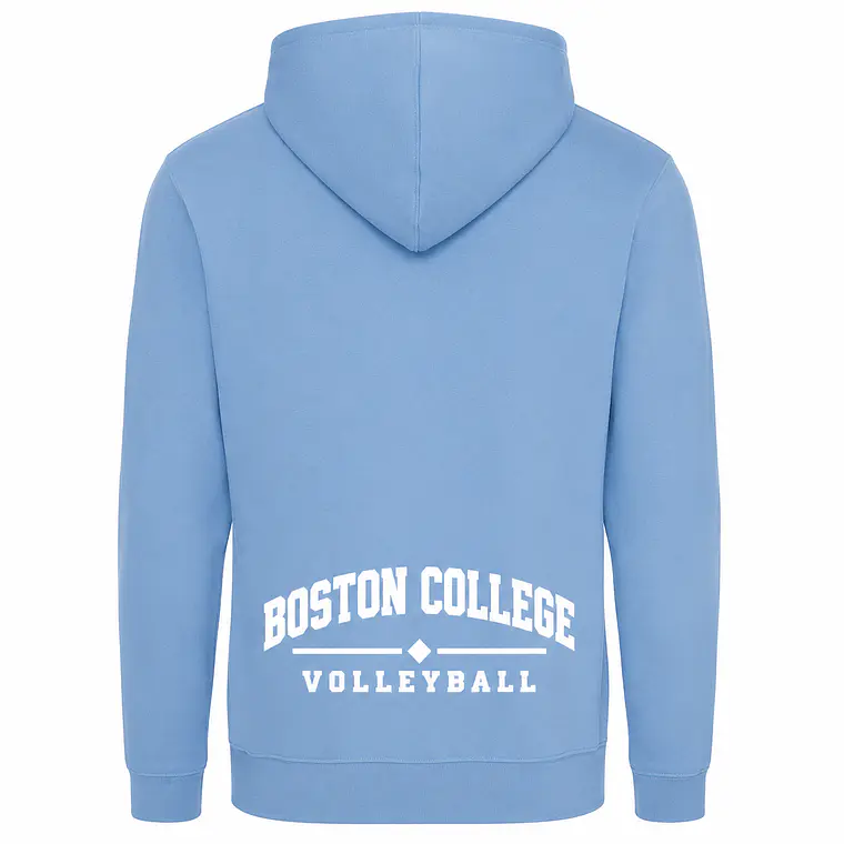 Polerón Urban Unisex – Boston College | Celeste/Blanco 2