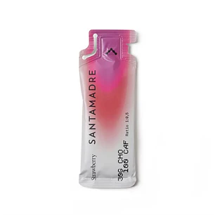 Gel energético Strawberry 30 CHO 100 CAF Santa Madre