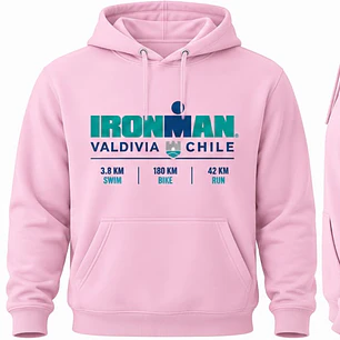Polerón IRONMAN VALDIVIA 140.6 | Rosado