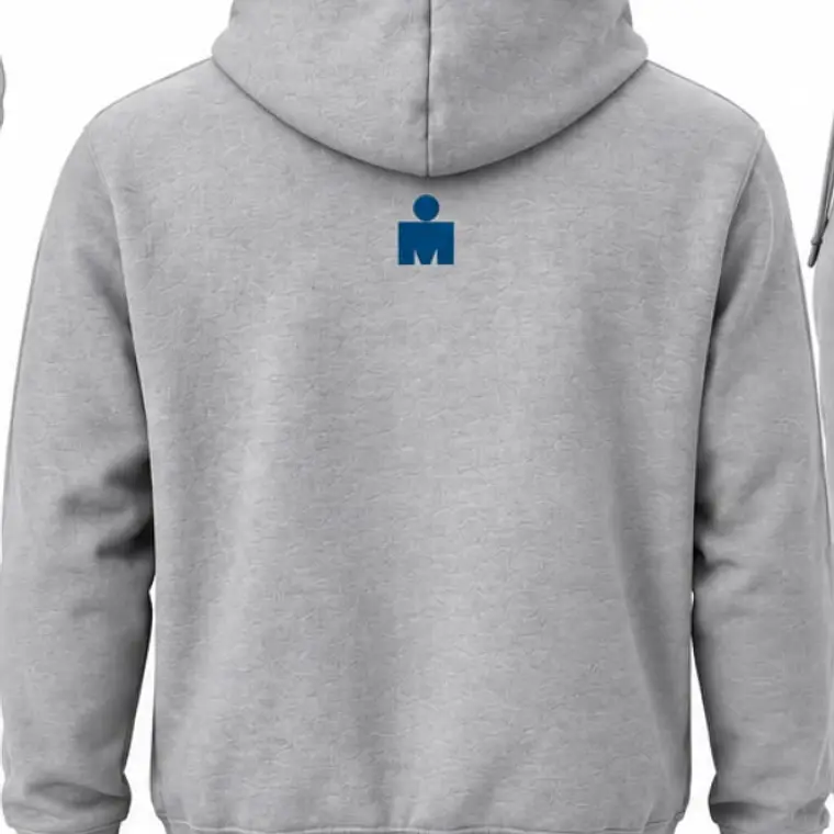 Poleron IRONMAN VALDIVIA 140.6 Unisex | Gris 2