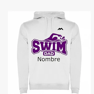 Polerón Swim Dad 2 | Blanco