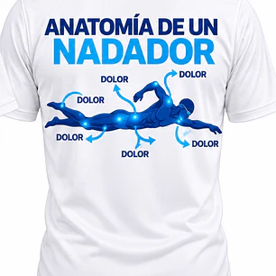 Polera Swim Anatomía | Blanco