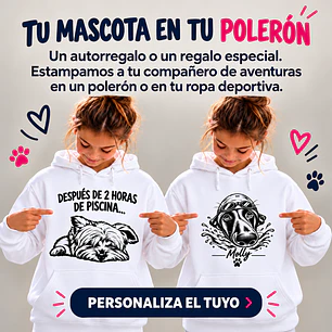 Estampa tu mascota en Polerón