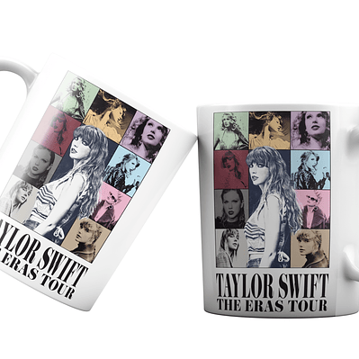 Tazón Taza Taylor Swift The Eras Tour Monstruatazas Blanco Taylor Swift