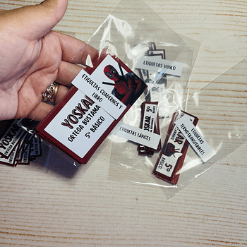 75 ETIQUETAS MULTIUSO ESCOLAR 