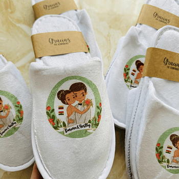 PANTUFLAS  +  FAJA PAPEL