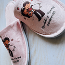 PANTUFLAS  +  FAJA PAPEL