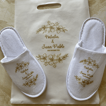 PANTUFLAS + BOLSA NORMAL 