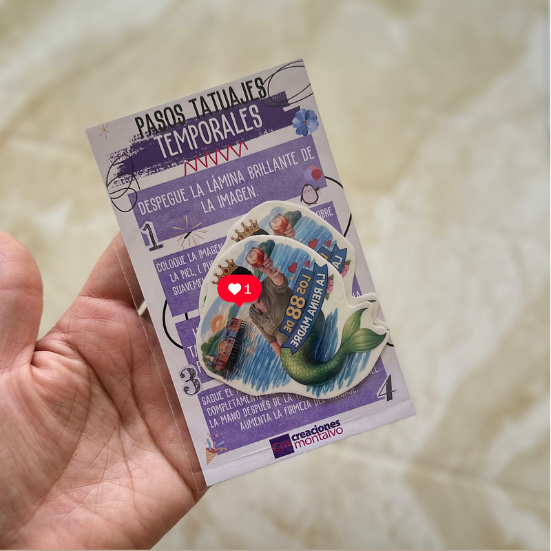 Bolsa Tatuajes Temporales 