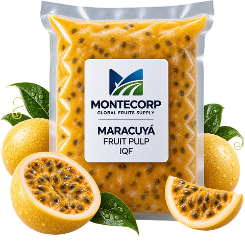 Pulpa de Maracuyá con pepas IQF