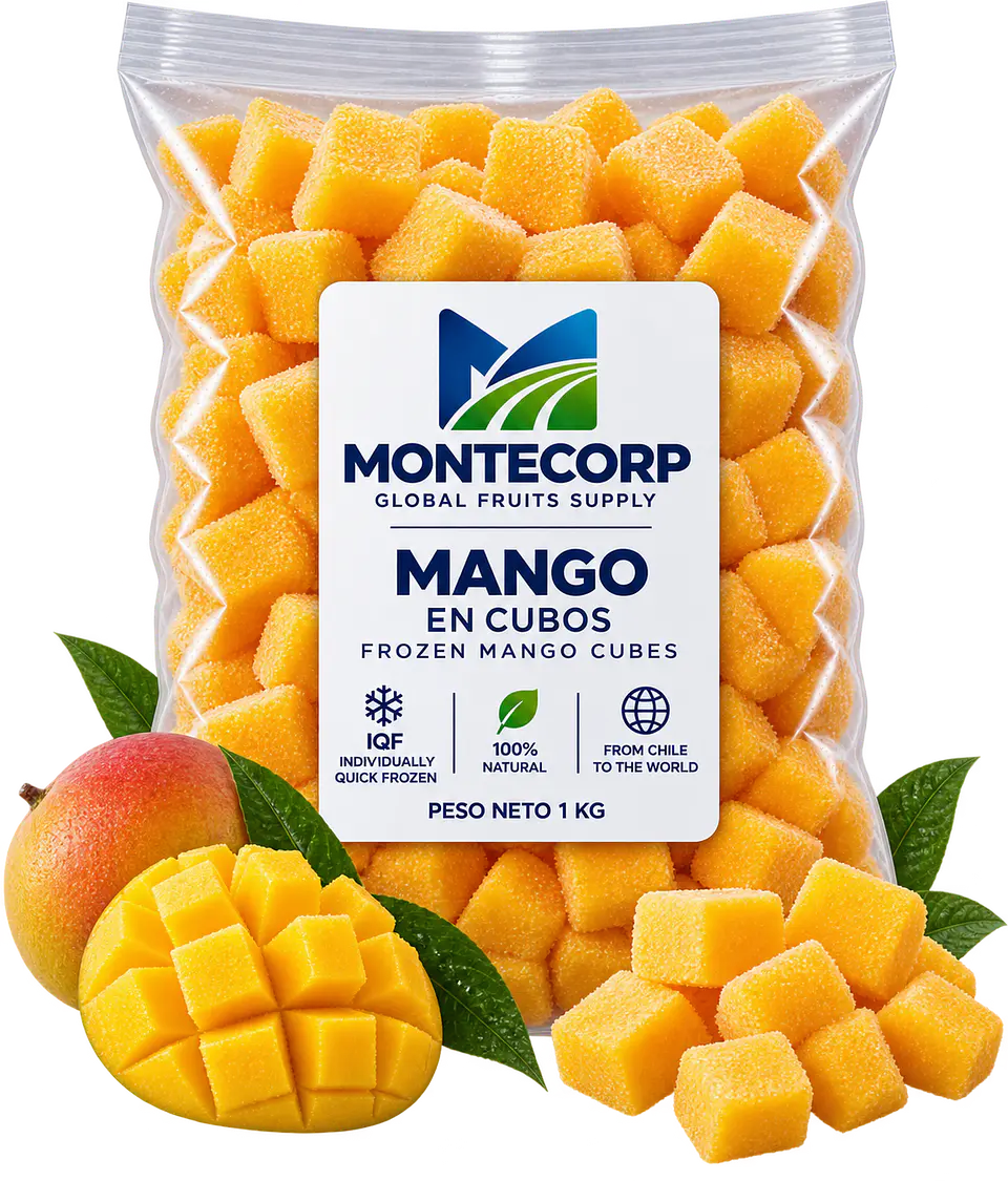 Mango en cubos IQF 1