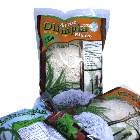 Arroz orgánico blanco - 1 kg 