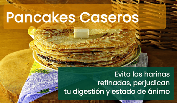 PANCAKES CASERO CON HARINA ARTESANAL 