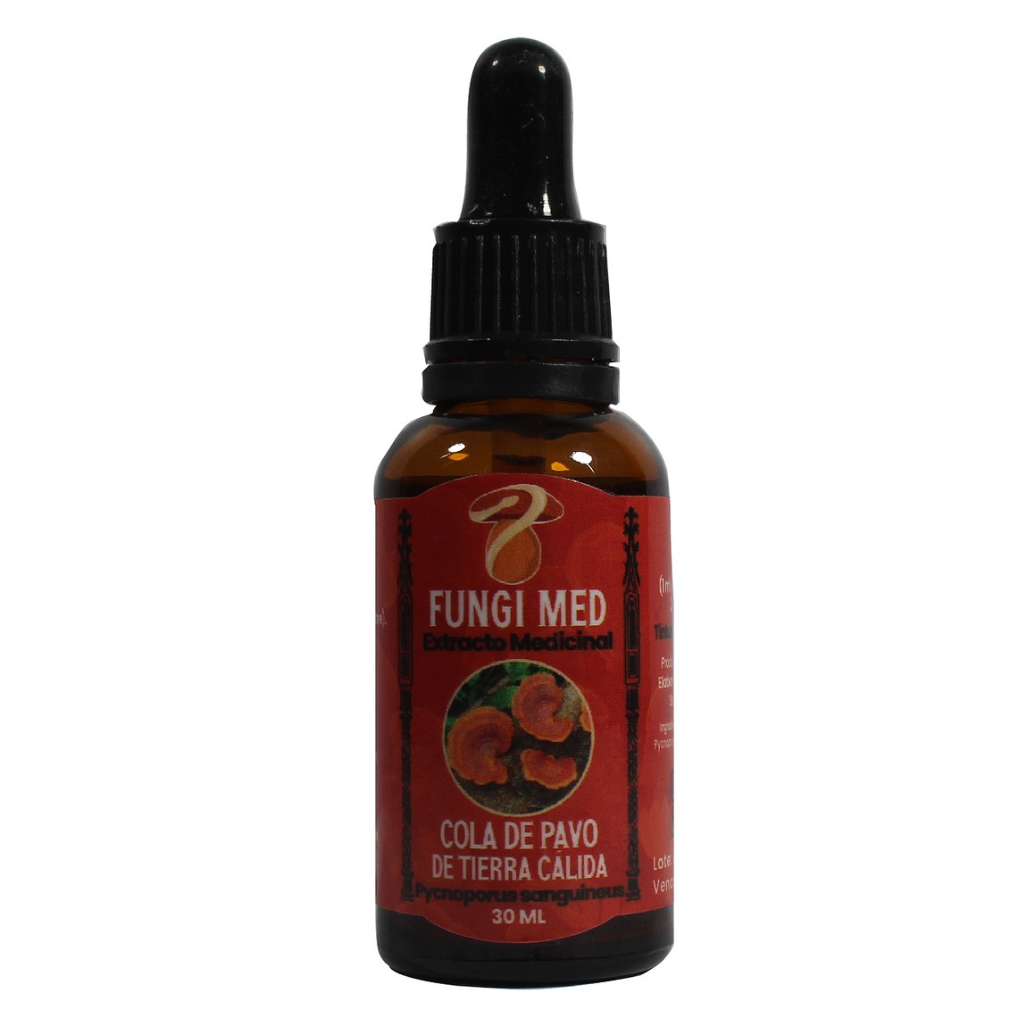 Extracto medicinal Cola de pavo (Pycnoponus sanguineus) 30 ml 1