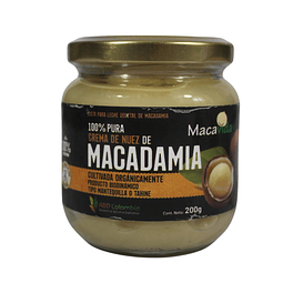 Mantequilla de Macadamia orgánica 200 g