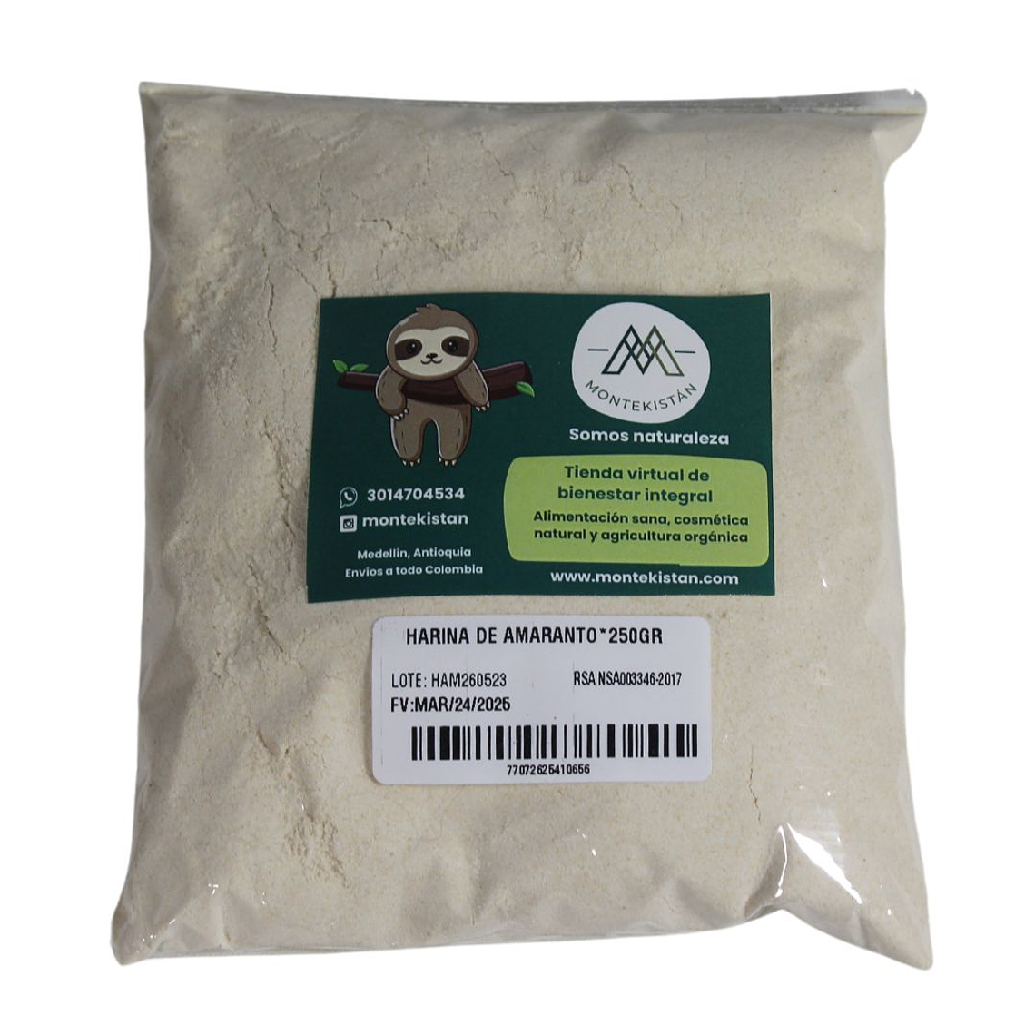 Harina de amaranto 250 g  1