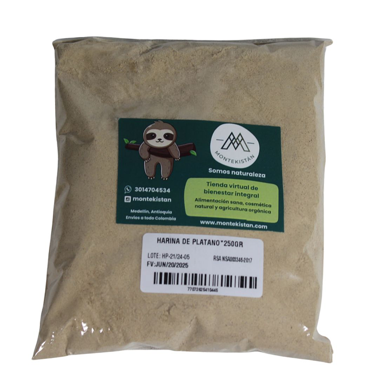 Harina de plátano 250 g 1