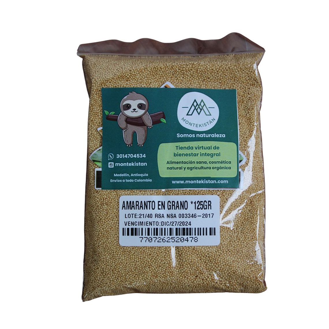 SEMILLAS DE AMARANTO 125 g 1