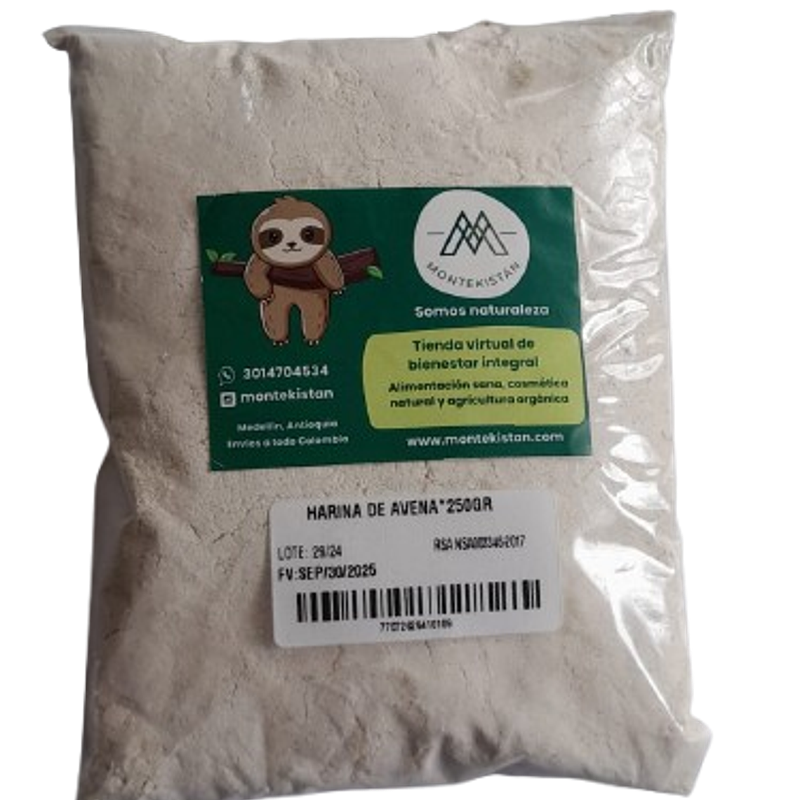 Harina de Avena 250 gr 1