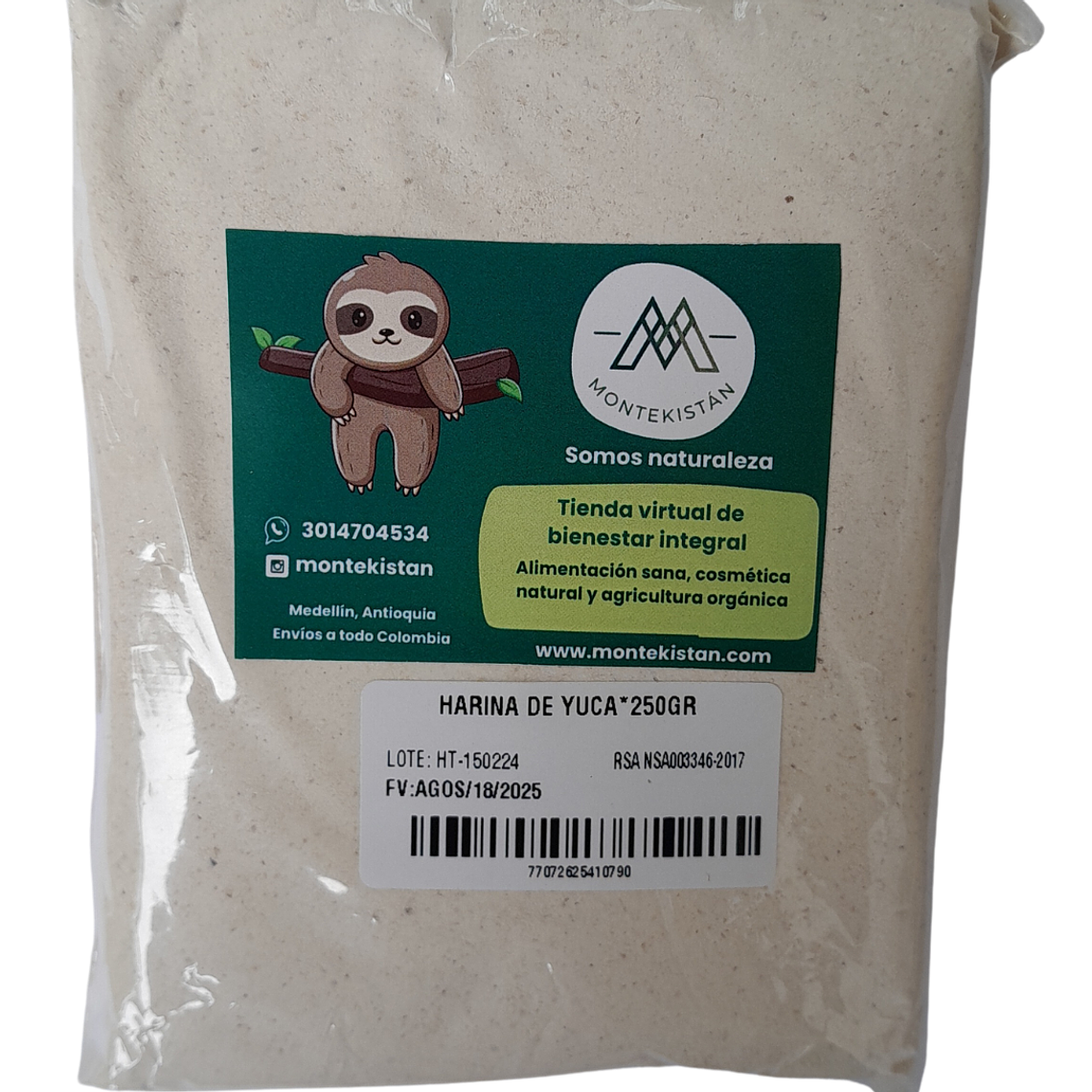 Harina de Yuca 250 gr 1