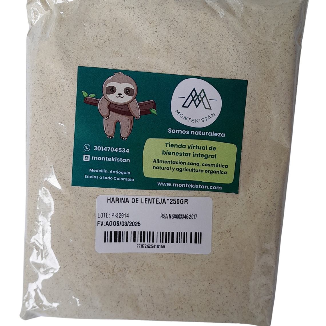 Harina de Lenteja 250 gr 1