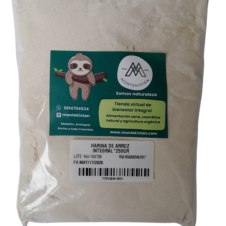 Harina de Arroz Integral 250 gr 1