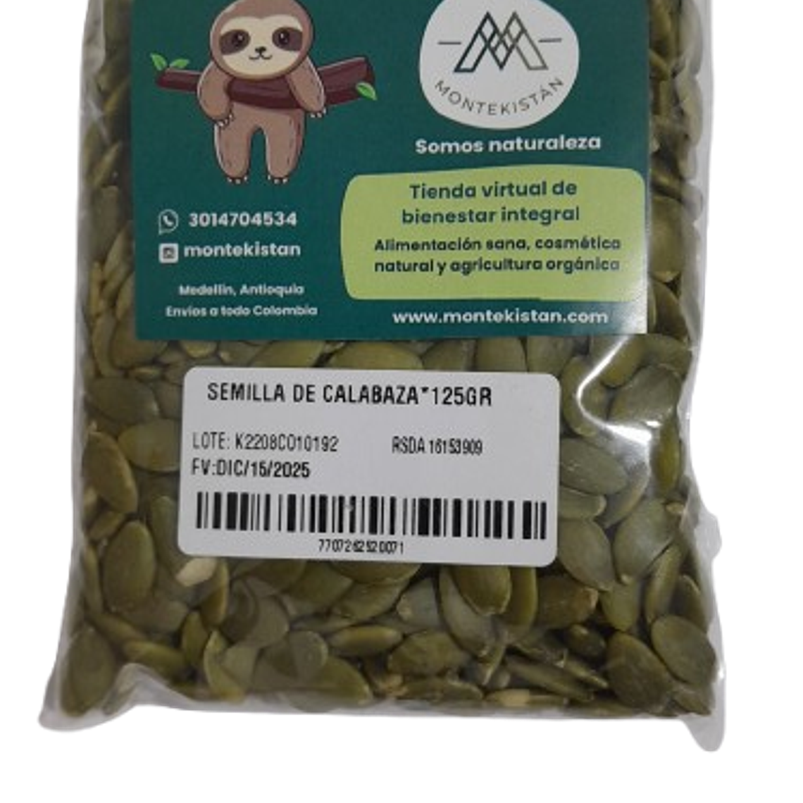 Semillas de Calabaza 125 gr 1