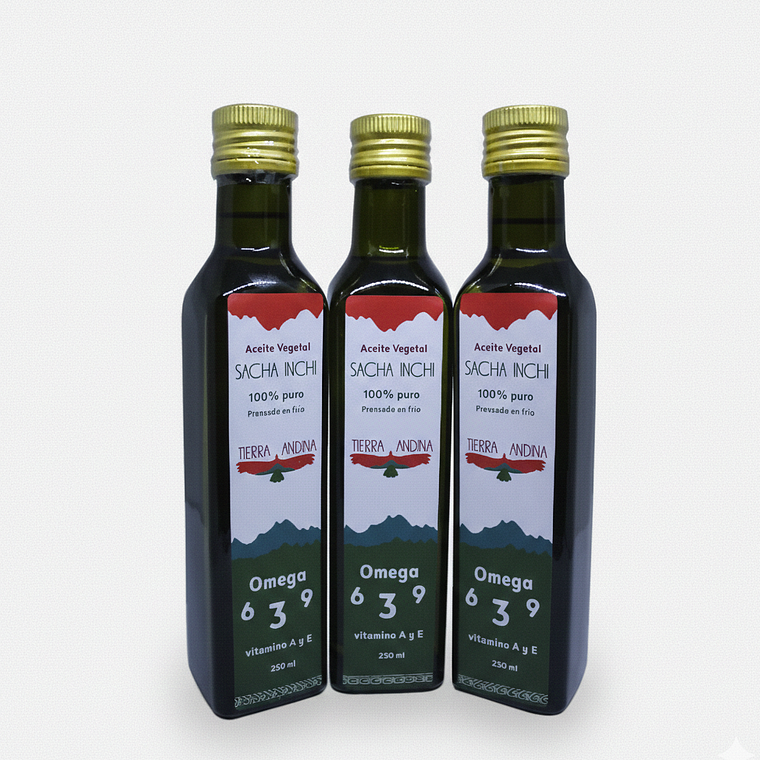 Aceite de Sacha Inchi 100% puro 250 ml 1