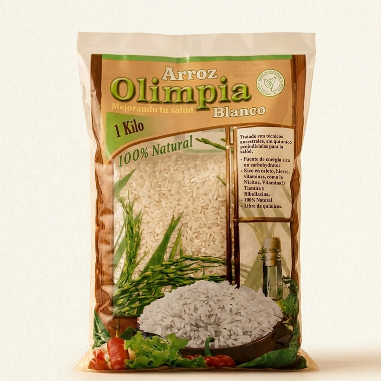 Arroz orgánico blanco - 1 kg  1