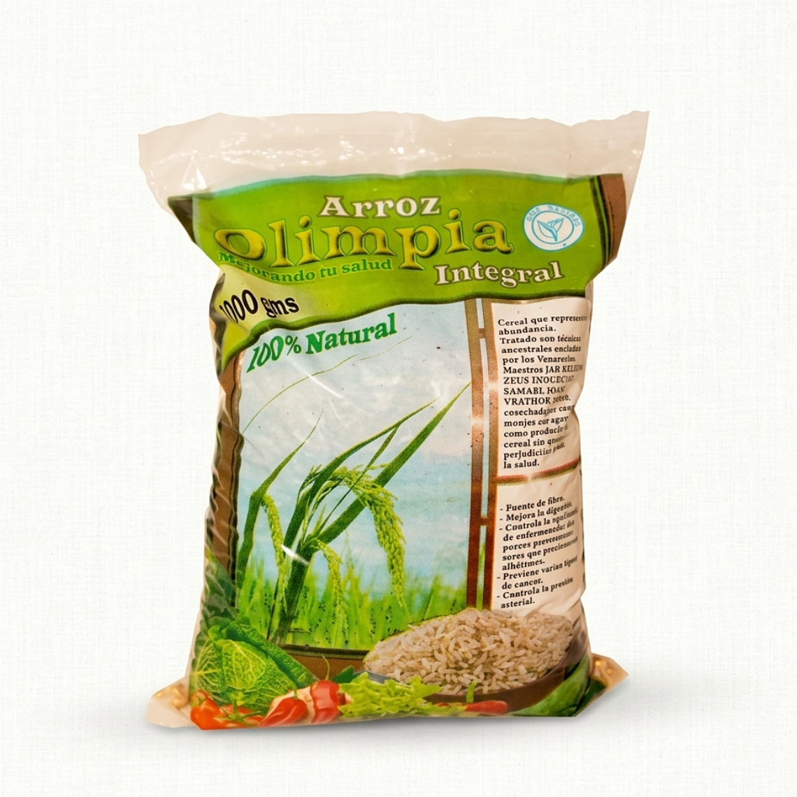 Arroz orgánico Integral - 1 kg  1