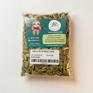 Semillas de Calabaza 125 gr