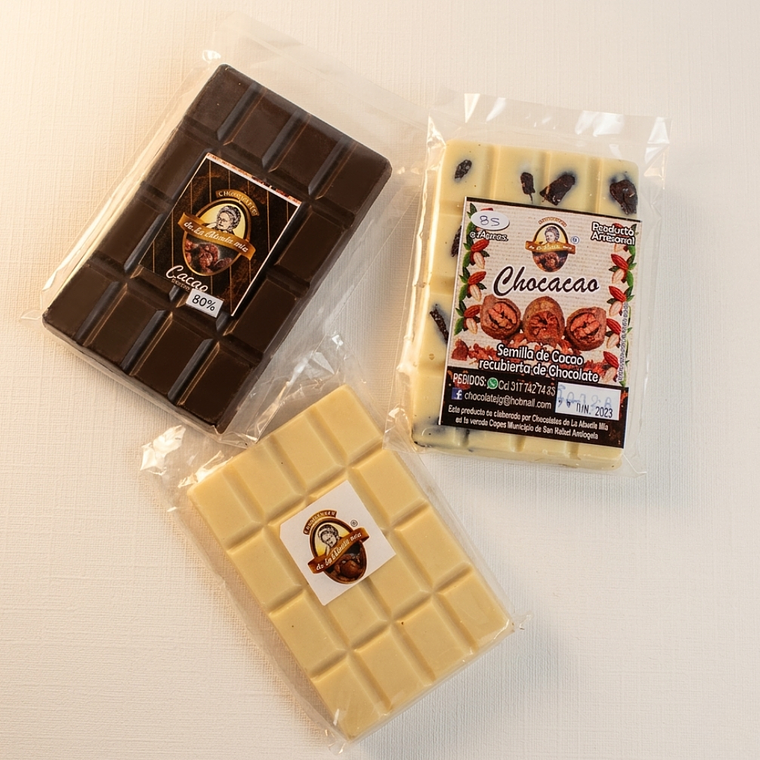 PACK DE 3 CHOCOLATINAS GRANDES 1