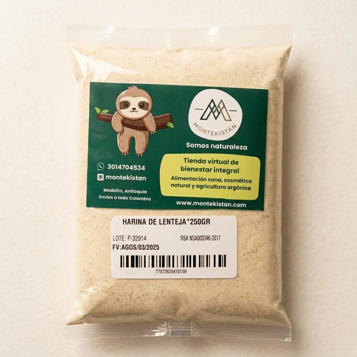Harina de Lenteja 250 gr 1