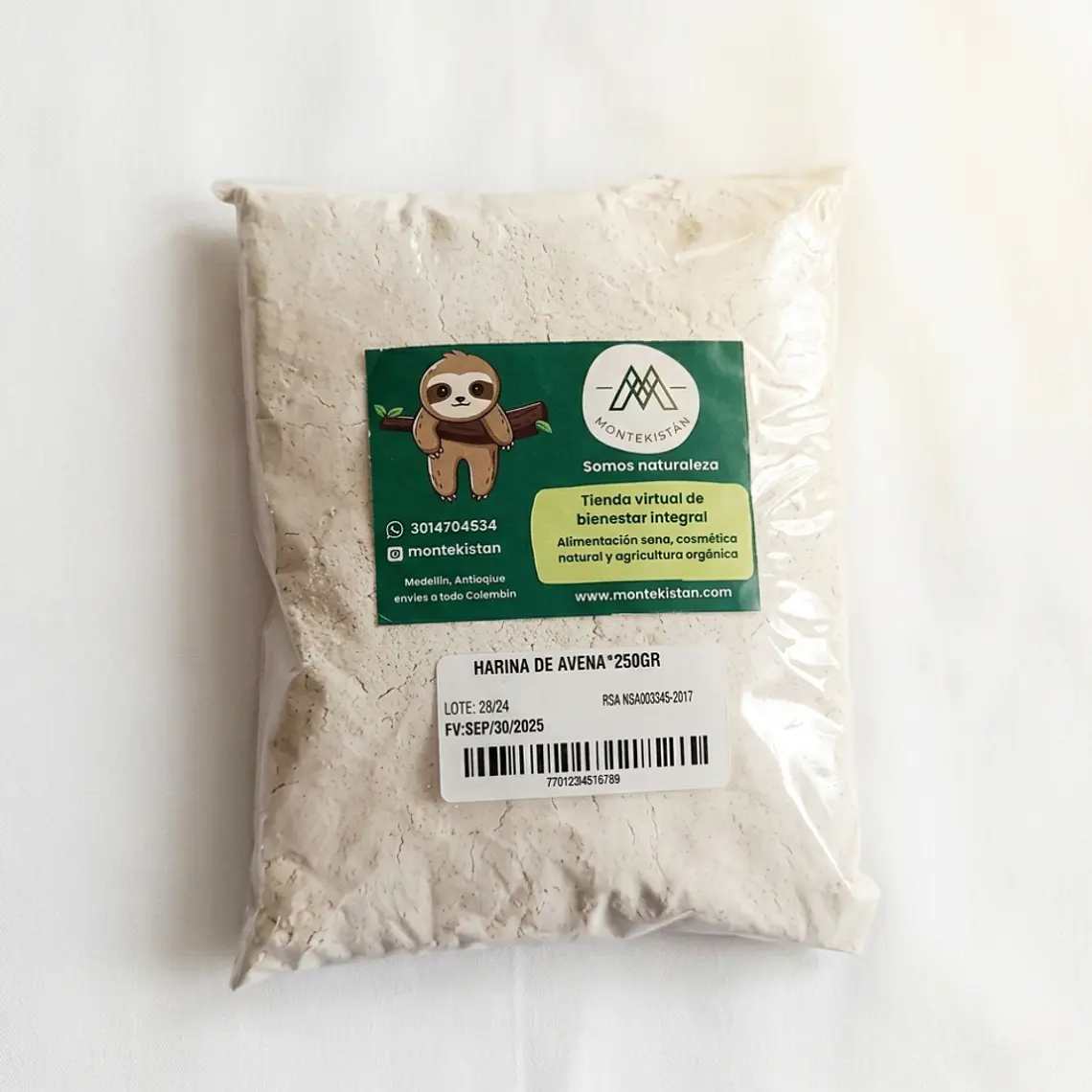 Harina de Avena 250 gr 1