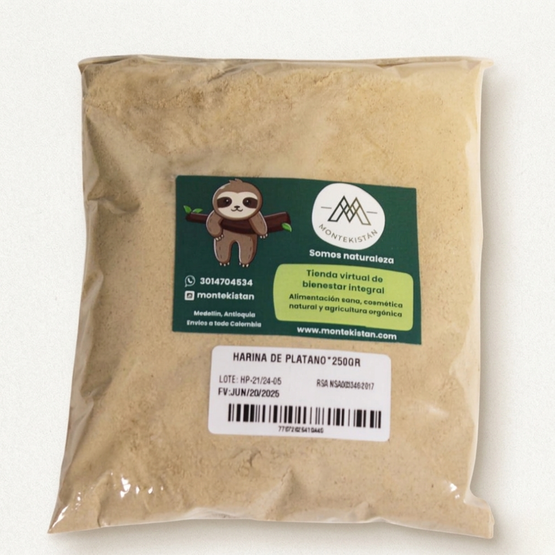 Harina de plátano 250 g 1