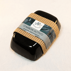 Jabón artesanal de Carbón Activado 