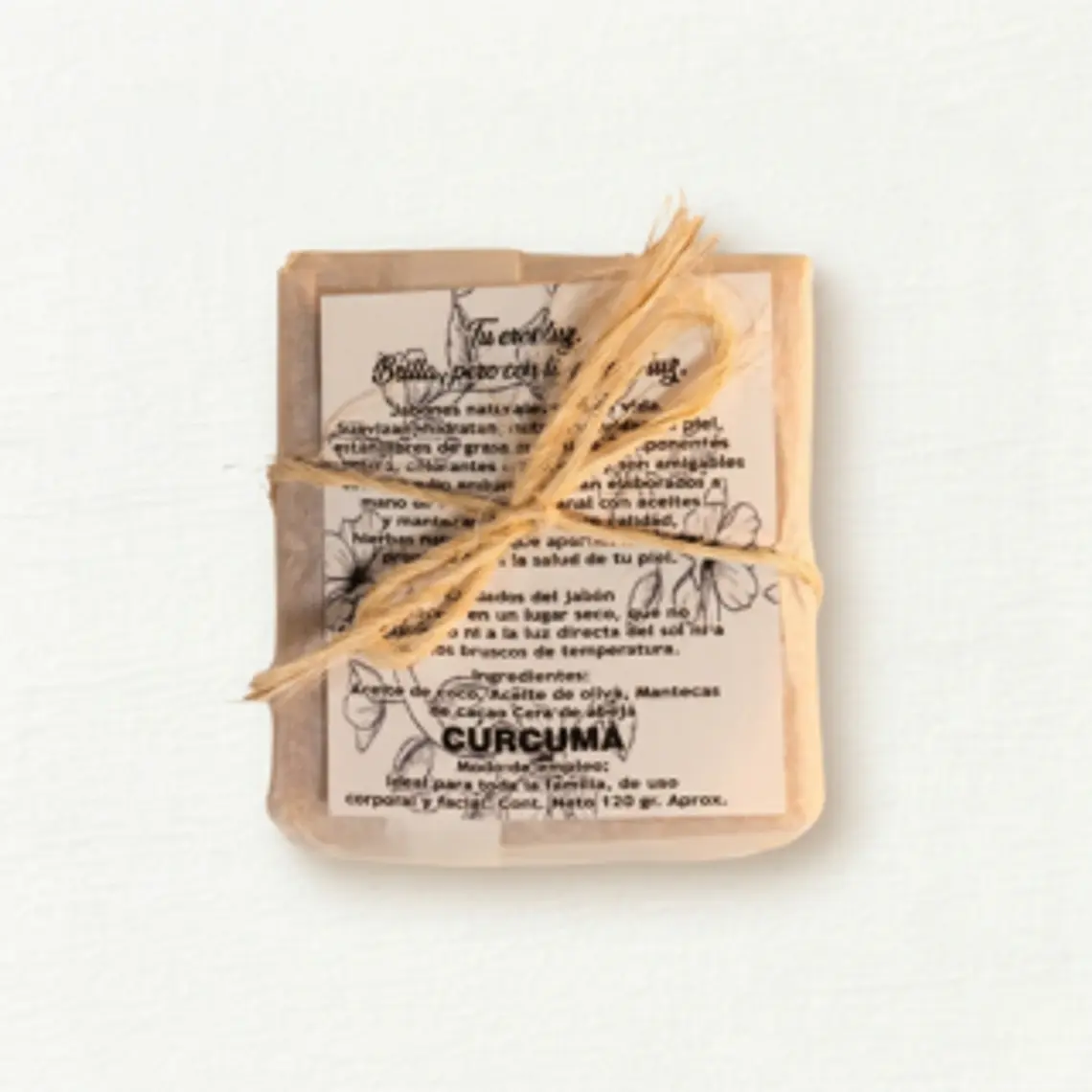 Jabón de cúrcuma 120g 1