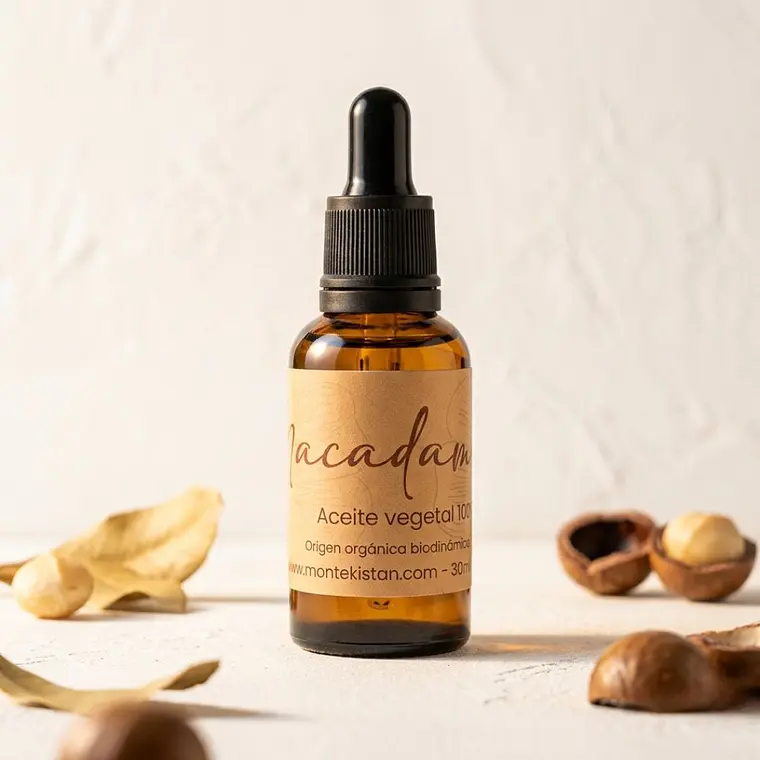 Aceite virgen de nuez de macadamia  120 ml  2