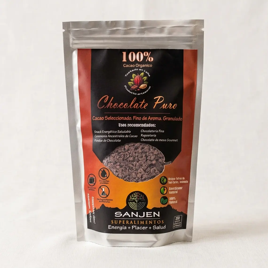 Chocolate 100% Cacao SANJEN 2